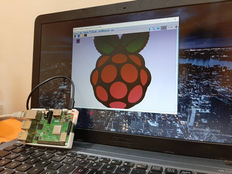 raspberry pi tightvnc for pid