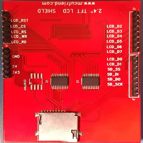 2.4” TFT LCD Display Shield 
