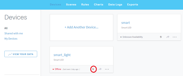  ARTIK Cloud Dashboard for IoT based LED Control using Raspberry Pi