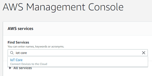 AWS Management Console