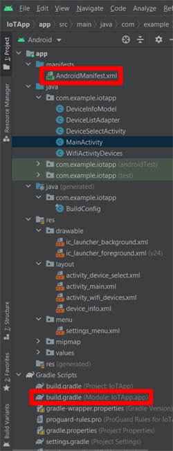 Android Studio AndroidManifest
