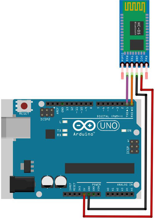 Arduino Bluetooth Module Circuit