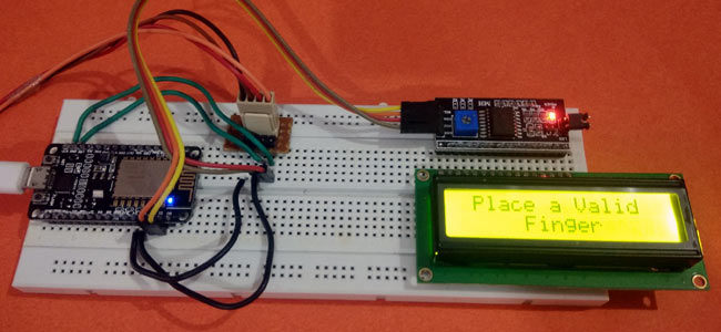 Circuit Hardware for Biometric Attendance system over IoT