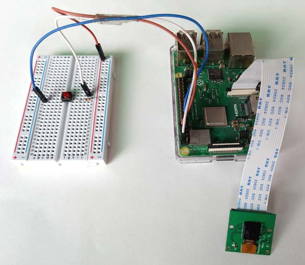 Circuit Hardware for IoT based Smart Wi-Fi doorbell using Raspberry Pi and PiCamera