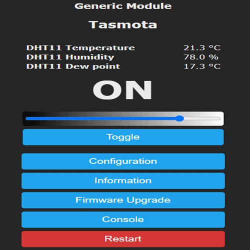 Прошивка tasmota через arduino ide