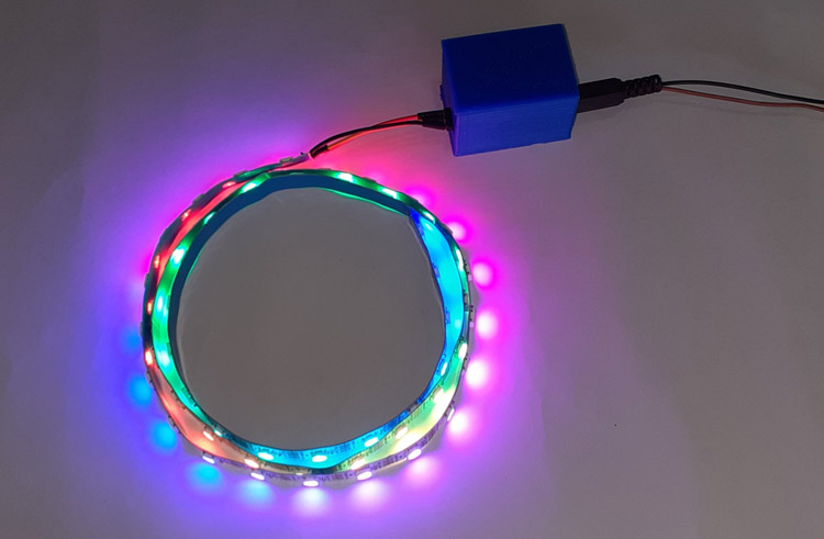 Controlling Neopixel with Blynk and Google Assistant