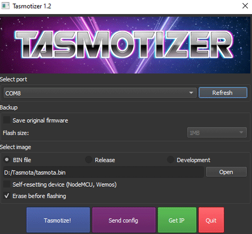 Download Tasmotizer