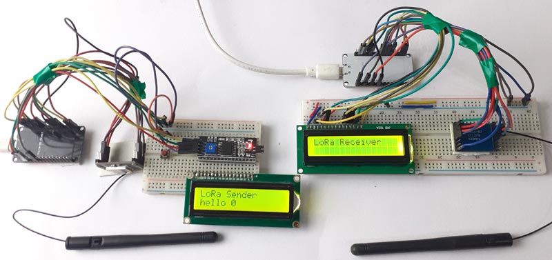 ESP32 LoRa Communication using Arduino IDE Working