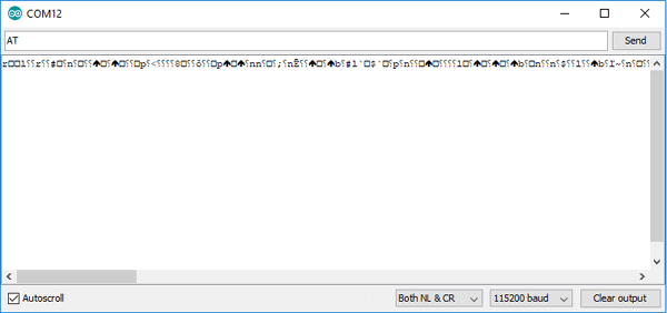 ESP8266 connected with Arduino IDE for AT commands