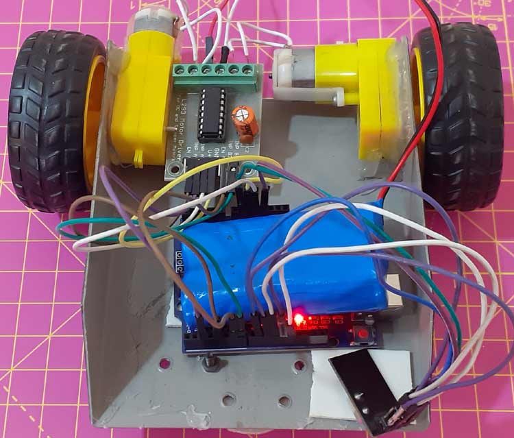 DIY Hand Gesture Controlled Robot Using Arduino