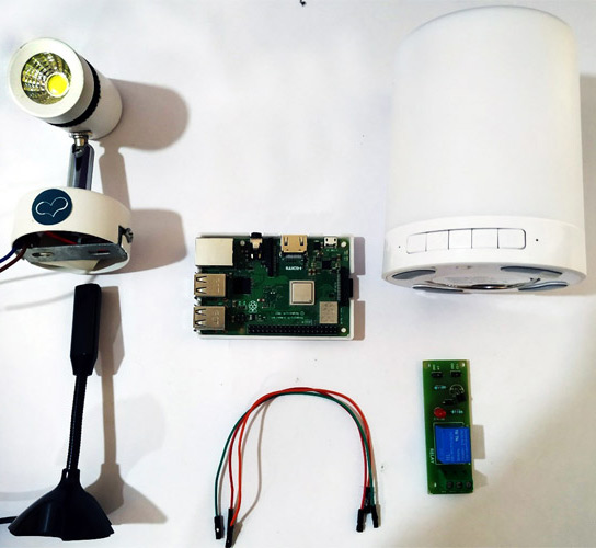 Voice Controlled Home Automation using Raspberry Pi Components