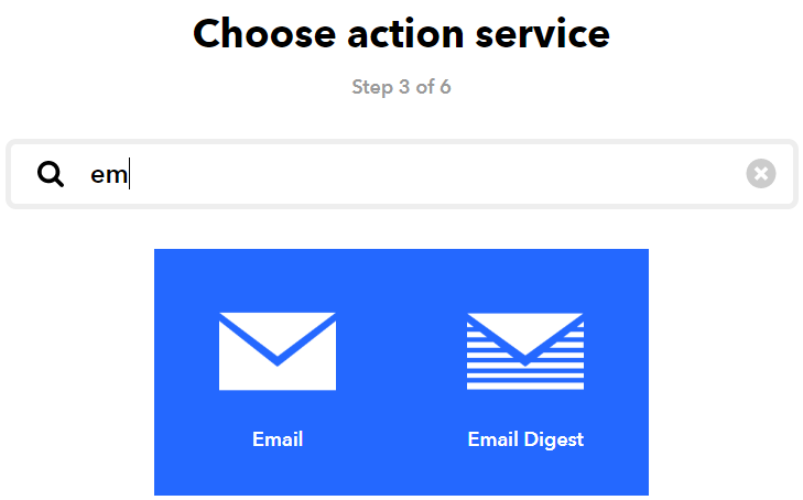 IFTTT Action Service for IoT Inventory Management System 