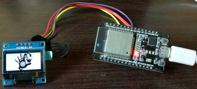 Interfacing OLED Display with ESP32 using Arduino IDE