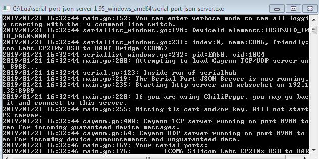  JSON Server for Program ESP32 using ChiliPeppr Web IDE