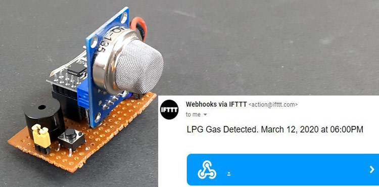 LPG Gas Leakage Detector Working