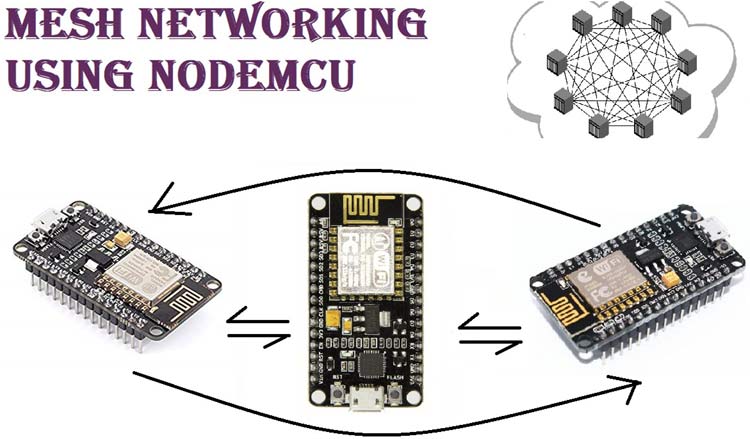 Mesh Networking using NodeMCU