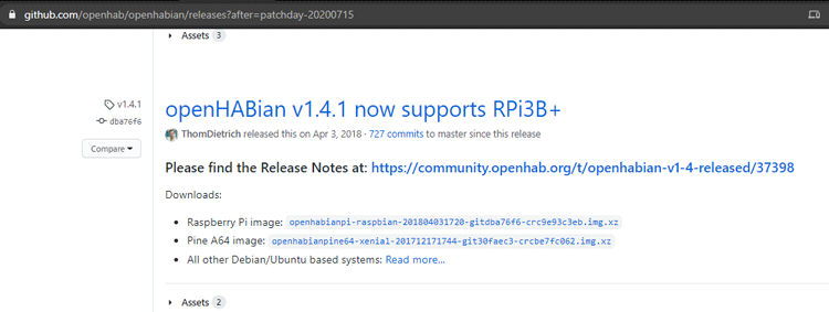 Raspberry Pi OpenHAB Tutorial - Download OpenHabian Disk Image