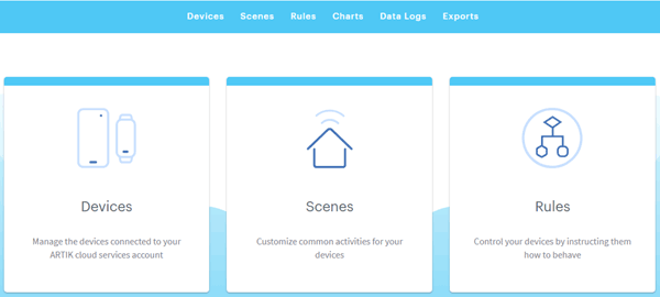  Select Devices in ARTIK Cloud for LED Control using Raspberry Pi