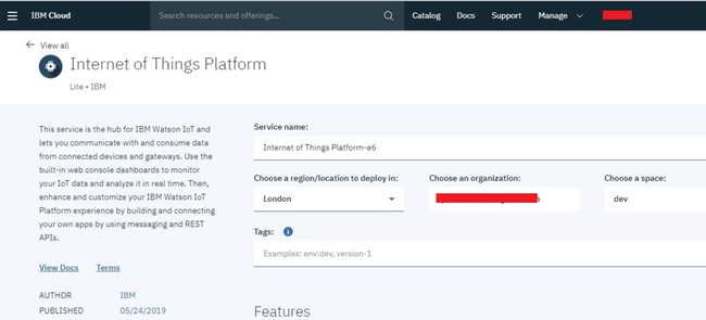 Setup IoT on IBM Watson