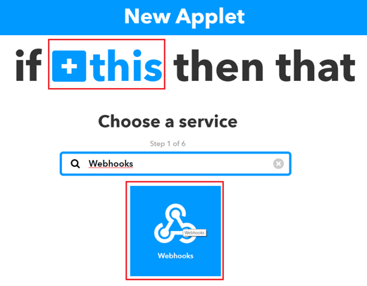 Setup New Applets of IFTTT to Trigger Adafruit Toggle Button