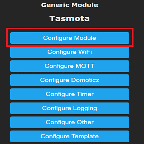 Tasmota Configuration