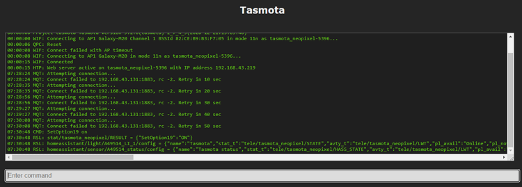 Tasmota Home Assistant