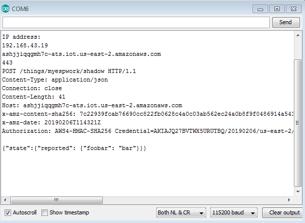  Testing ESP8266 for Connecting with AWS IoT