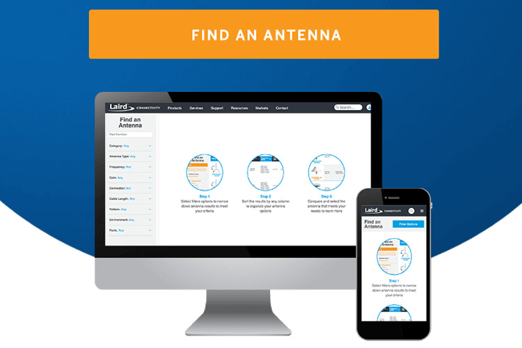 Parametric Selector Tool for RF Antenna Products