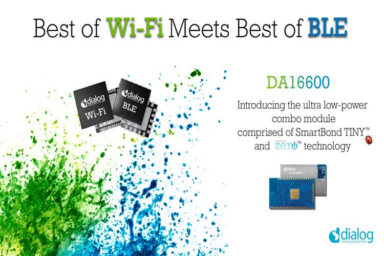 DA16600 Wi-Fi and Bluetooth SoC Combo Module