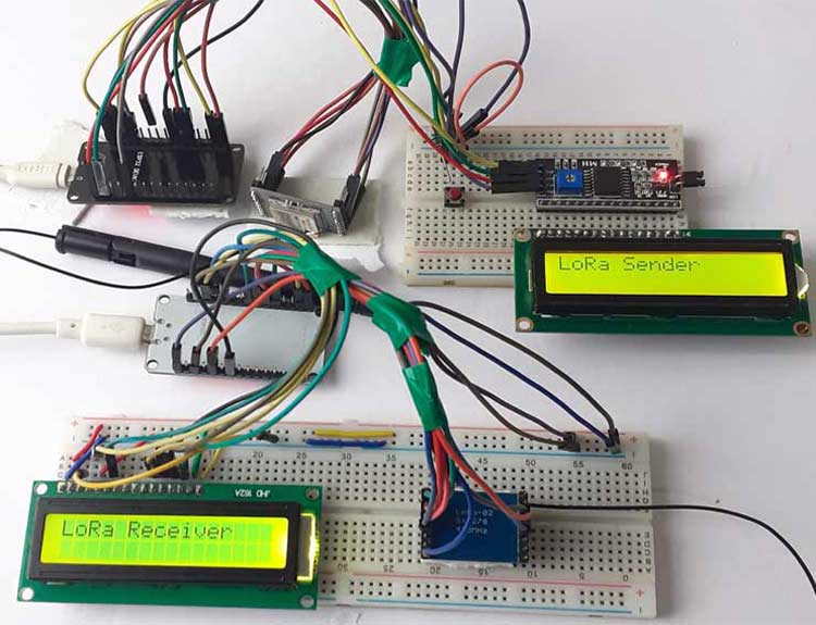 ESP32 LoRa Communication using Arduino IDE