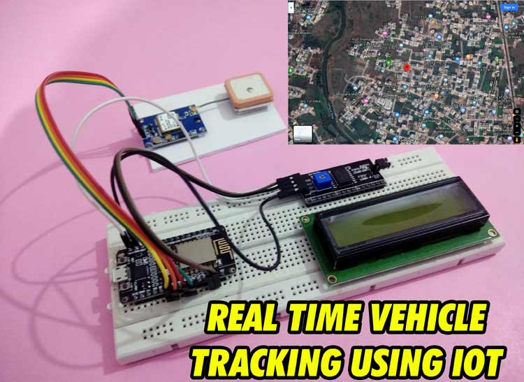 IOT based Vehicle Tracking System using NodeMCU