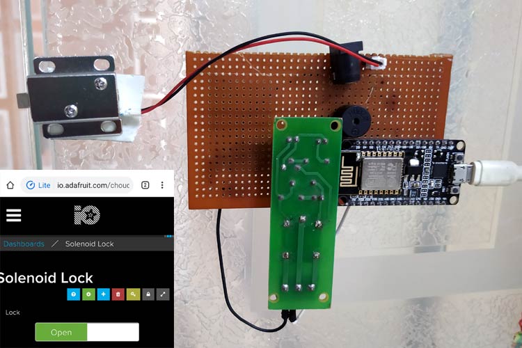 IoT based Smart Door Lock System using NodeMCU
