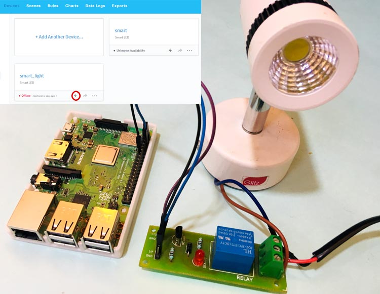 Control Home Appliances with ARTIK Cloud and Raspberry Pi