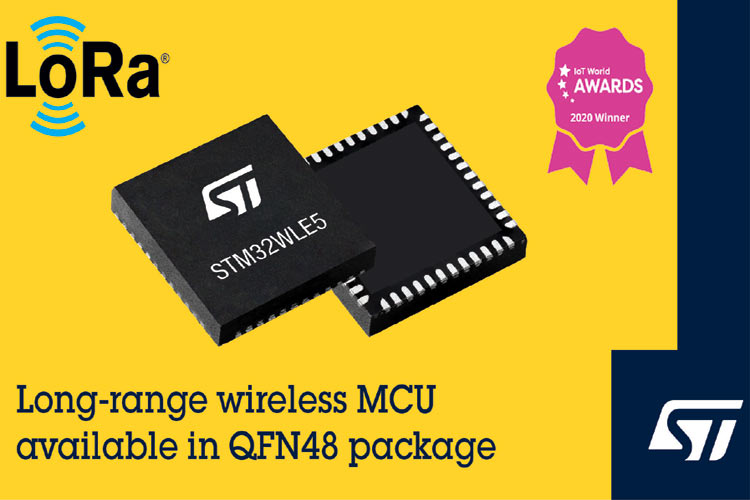 LoRa Enabled STM32WLE5 SoC from STMicroelectronics