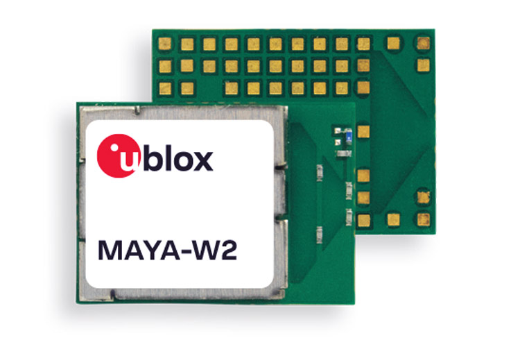 u-blox's MAYA-W2 Tri-radio Module