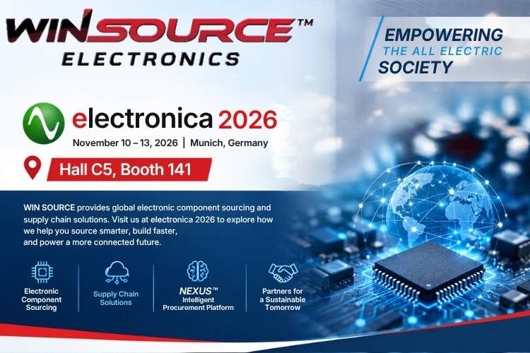 WIN SOURCE to Showcase in electronica 2026