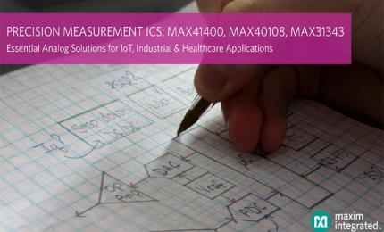 Maxim Integrated's New Essential Analog Precision Measurement ICs