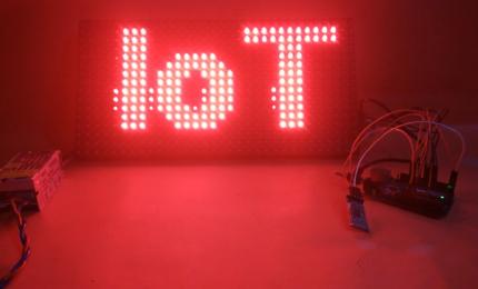 Bluetooth controlled Wireless Notice board using P10 LED Matrix Display and Arduino