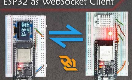 ESP32 Based WebSocket Client 