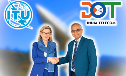 Neeraj Mittal, Secretary (DoT) &  Doreen Bogdan-Martin, Secretary-General (ITU) 