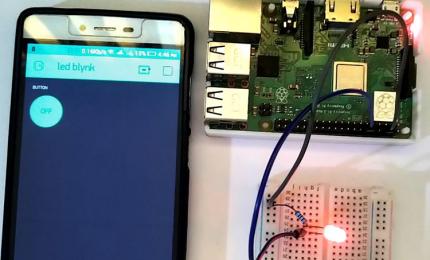 IoT Controlled LED with Blynk App and Raspberry Pi