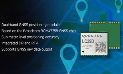 LC29D Dual-Band Sub-Meter Level GNSS Positioning Module