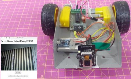 ESP32 CAM- Surveillance Robot using Arduino IDE