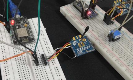 Zigbee communication between Arduino and NodeMCU using XBee Modules