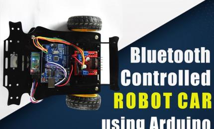 Bluetooth Controlled Robot using Arduino Uno