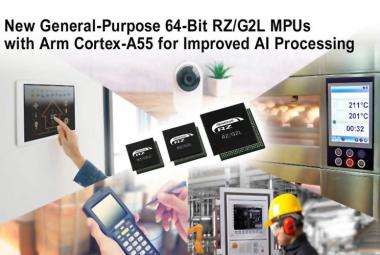 Arm Cortex A55- Based General-Purpose 64-Bit RZ/G2L Microprocessors