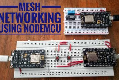 NodeMCU Mesh Network using ESP12 and Arduino IDE