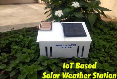 Solar Powered Wi-Fi Weather Station using NodeMCU and ThingSpeak