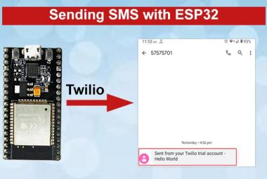 Sending SMS using ESP32